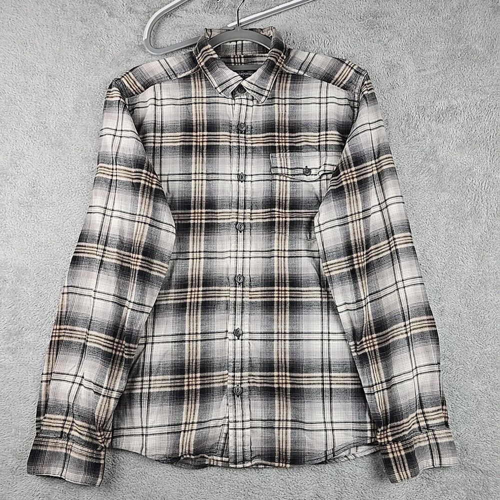 Patagonia Fjord Flannel Shirt Mens Size Small Plaid‎ Button Down Outdoor Comfort